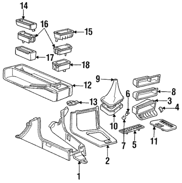 Storage Pocket - BMW (51-16-8-119-626)
