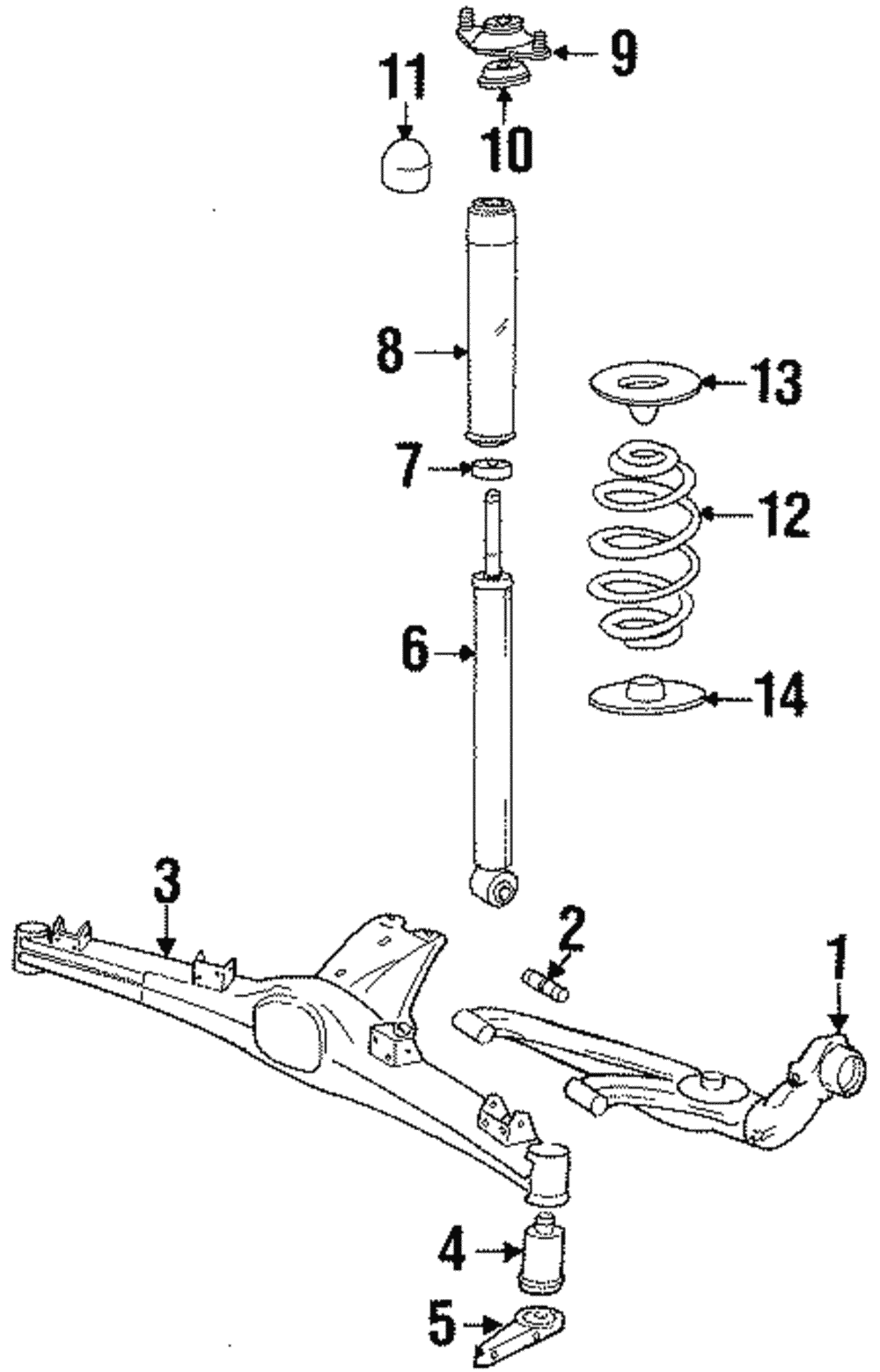 Axle Housing Rubber Mount - BMW (33-31-1-130-537)