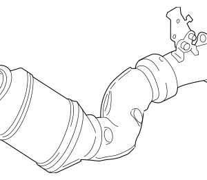 Converter & Pipe - BMW (18-32-7-848-044)
