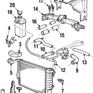 By-Pass Hose - BMW (11-53-1-741-412)