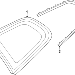 Quarter Glass - BMW (51-37-9-451-582)