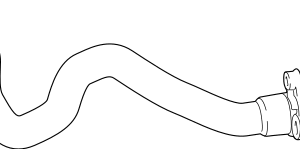 Engine Coolant Hose - BMW (11-53-7-598-234)