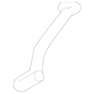 Center Hose - BMW (17-12-8-655-326)