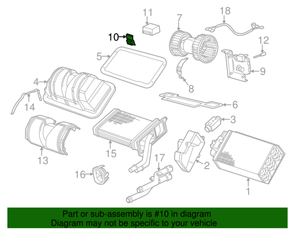 HVAC Blower Motor Resistor - BMW (64-11-6-912-633) - Image 2