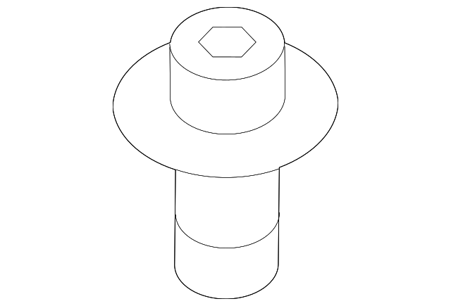 Splash Shield Bolt - BMW (34-20-6-772-121)