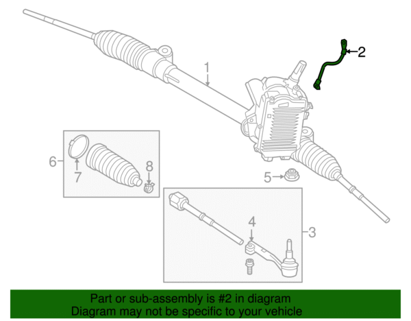 Ground Cable - BMW (32-10-6-867-320) - Image 2