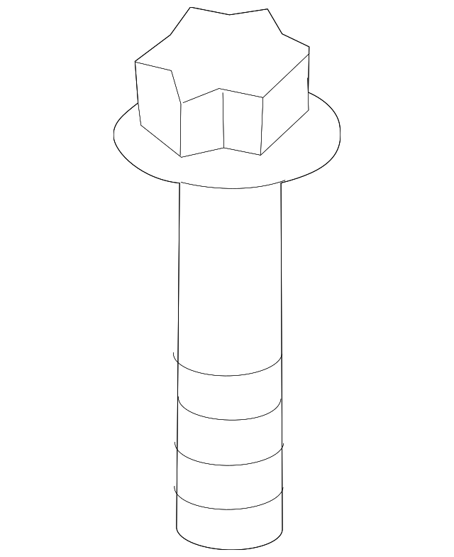 Trans Mount Bracket Mount Bolt - BMW (22-32-6-865-848)