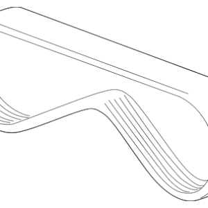 AC Belt - BMW (11-28-1-437-449)