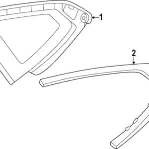 Quarter Glass - BMW (51-37-7-482-993)