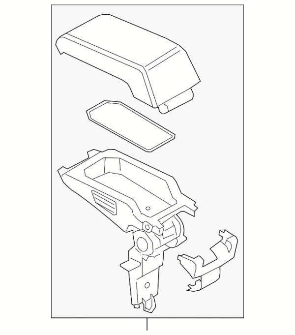 Armrest - BMW (51-16-9-283-175)