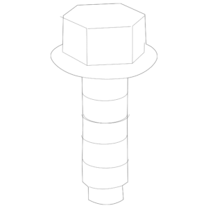 Rear Bracket Bolt - BMW (33-32-6-781-201)