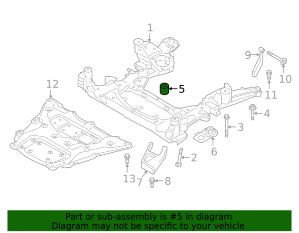 Engine Cradle Plug - BMW (07-12-9-909-277) - Image 2
