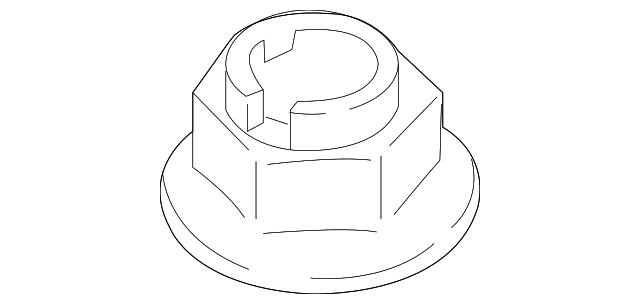 Hex Nut With Flange 889520 - BMW (37-10-6-789-678)