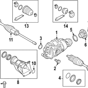 Differential Assembly Bolt - BMW (31-51-7-589-001)