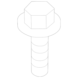 Upper Insulator Screw - BMW (31-30-7-856-969)