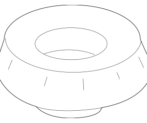 Suspension Cross-Member Plug - BMW (07-14-7-127-539)
