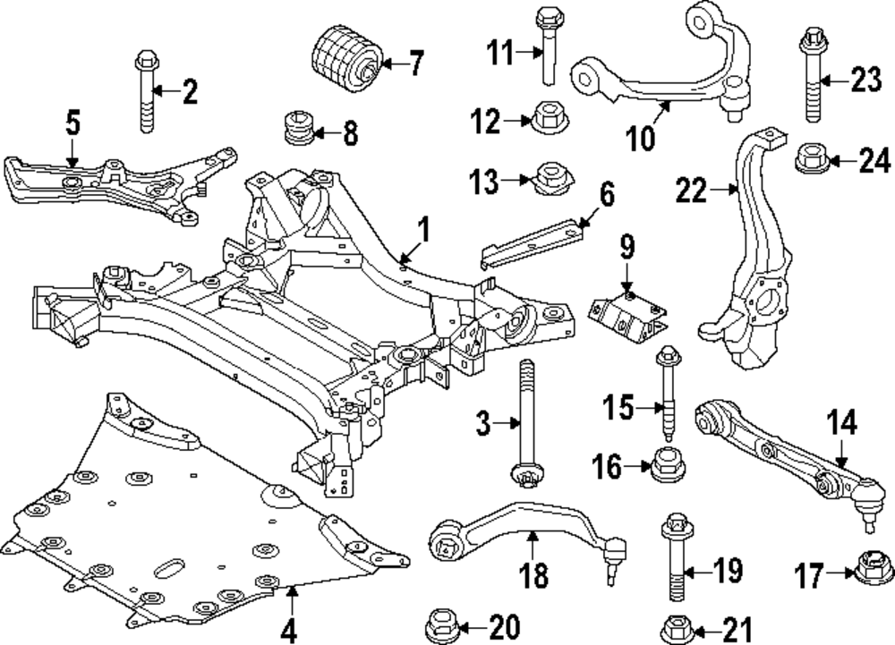 Upper Control Arm - BMW (31-10-6-898-551)