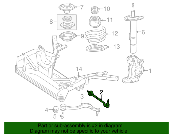 Lower Control Arm - BMW (31-10-6-750-561) - Image 2
